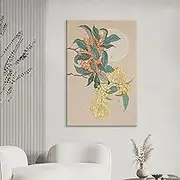 Hand Painted Oil Painting On Canvas - Large Size Osmanthus Moon Scenery Texture Sofa Background Gallery Art,Wall for Living Room Wall Home Decoration,As Shown,50 X 75 Cm(20''X30'')
