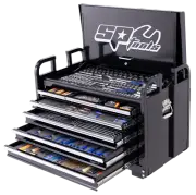 Toolkit 413Pc + X Metric/Sae - Black 7 Drawer Field Se