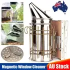 Bee Hive Smoker Stainless Steel Beekeeping Equipment Tool w/ Heat Shield NEW AU