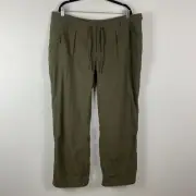 The North Face Pants Plus Size 20 Green Tempest Horizon Hiking Roll up Rip Stop