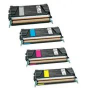 Lexmark C736 Toner Cartridges Value Pack - Includes: [1 x Black, Cyan, Magenta, Yellow]