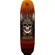 Powell Peralta Anderson Heron Skull 8.45 Rust Skateboard Deck - Size -