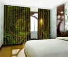 3D Forest Trail 4 Blockout Photo Curtain Print Curtains Drapes Fabric Window AU