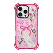 iPhone 16 Pro Bounce Case MagSafe Compatible Ribbons And Tulips