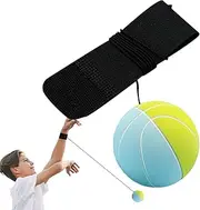 Wrist Return Ball,Bouncy Return Rubber Sport String Ball - Rubber Sport Wristband Toy with Strap and String for Boys Girls Kids Teens Adults