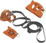 Toyvian 1 Set Adjustable Reptile Harness and Leash Kit for Small Animals Comfortable Vest Design for Bearded Dragons and Other Lizards Portable Outdoor Walking and Training Leash