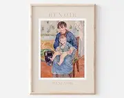 Renoir Poster August Renoir Print Renoir Wall Art Renoir Picture Renoir Monet Print Vintage Renoir Art Renoir Jeune Mere