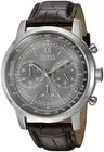 GUESS BROWN AND SILVER-TONE CHRONO 43MM MEN'S WATCH U0916G1 NEW! Fast Shipping!