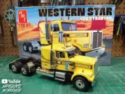 AMT1300 Western Star 4964 Tractor Super-Detailed 1/24 Scale Plastic Model Kit