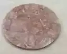 12" Rose Quartz Side Corner Table Top Natural GemStones Handmade Home Decor