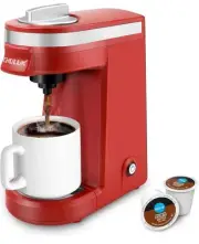 CHULUX Mini Coffee Maker for K Capsule Single Serve Coffee Maker for One Cup ...