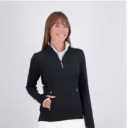 New Ladies Zero Restrictions SOFIA Pullover Black Thumb Holes at Cuff Pick size