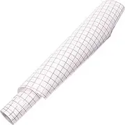 Grid Transfer Film Clear Duct Tape Double Sided Adhesive Tape Red Grid Vinyl Paper Clear Tape Grid Application Tape Double-Sided Application Tapes Paper Tape Labels Transparent PVC