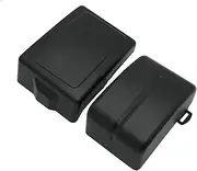 Battery Cover Motorcycle Black Battery Side Fairing Frame Covers Cap Fit For Harley Dyna Street Fat Bob Super Glide Wide Glide Switchback FLD FXD Battery Terminal Cover(Matte Black)