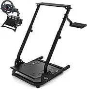 Mstge Racing Wheel Stand, Height Adjustable Driving Simulator Cockpit, Steering Wheel Stand Compatible with Logitech G920, G25, G27, G29 Gaming Cockpit