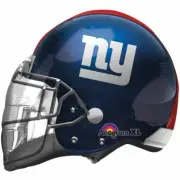~NFL~ 21" ~New York Giants ~ Helmet Shaped Mylar Balloon Any Occasion
