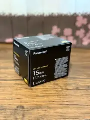 Panasonic LUMIX H-X015-K LEICA DG SUMMILUX 15mm/F1.7 ASPH. lens BLACK