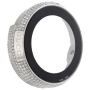 Mens 5 Row Custom Digital I-Gucci White Diamond Watch Case Ya114202 | 3.50 CT.