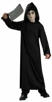 Haunted House Child's Black Horror Robe, Medium