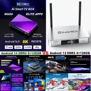 2025 AI Android 14 H96 Max M9 Octacore 8G-128G DDR4 8K AV1 vs. SuperBox Supreme