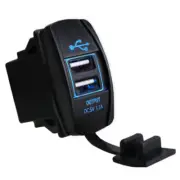 3.1A Phone Charger Car Power Outlet Dual USB Ports Socket Adapter Accessories