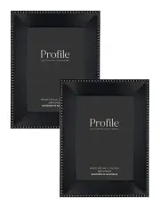 [Profile Australia] Noble Metal Photo Frame 4x6" 2 Pack in Black