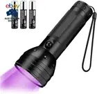 Black Light UV Flashlight,51 LED 395Nm Blacklight Large Ultraviolet Torch Detect