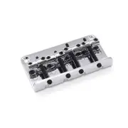 KD By AxLabs Vintage Style Bass Bridge - 4-Screw, 4-String - Chrome