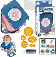 Spiral Art Gear Geometric Ruler, Art Toy for Painting, Geometric Ruler Spiral Drawing Tool Creative for Children Boys Girls