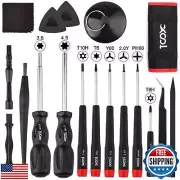 XOOL Tri Tip Screwdriver, 17 in 1 Professional Screwdriver Game Bit Repair To
