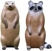 Pro Hunter Racoon and Groundhog Combo Critter 3D Archery Target for Compound, Tr