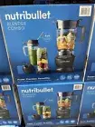 NutriBullet 1200W Blender Combo Dark Gray Stainless Steel Plastic ZNBF30500Z 110