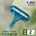 【E.DOT】2入組 除塵玻璃紗窗雙向清潔刷(刮水器)