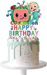 Cocomelon Cake Topper Cocomelon Birthday Cake Decoration Image Card Baby Party