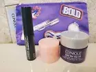 Clinique Make Up Cosmetic Bag Mascara Cleansing Balm & All About Eyes Cream