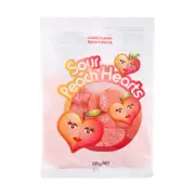 Sour Peach Hearts 135g
