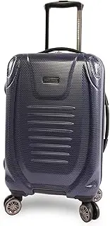 [Perry Ellis] Bauer 21" Hardside Carry-on Spinner Luggage, Navy