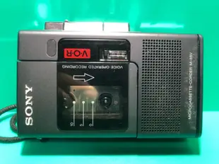 ［二手隨身聽］早期SONY MICROCASSETTE-CORDER M-88V 微型卡帶錄音機 隨身聽 待修機