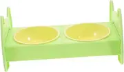 DINHEAROM Multi-Function Pet Bowl Set Cat and Dog Water Bowl Stainless Steel Slow Feeder Non-Slip Base for Easy Pet Feeding