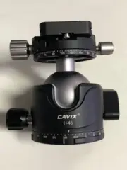 CAVIX H-46R DUAL Panoramic Ball Head (Max Load 18kg) with Arca-Type Plate
