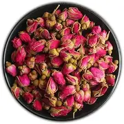 China Flower Tea Red Rose Bud Tea Aroma Dry Flowers Ecology Herbal Blooming Tea (100g)