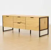 Blake Entertainment Unit Four Spacious Drawers Sleek Design