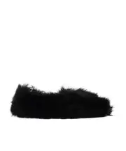 round-head flat shoes 37,40 black