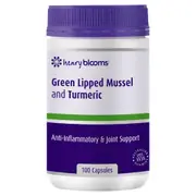 Henry Blooms Green Lipped Mussel & Turmeric 100 Capsules