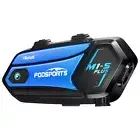 FODSPORTS M1-S Plus Motorcycle Intercom Bluetooth Headset 10Rider 2000M FM Radio