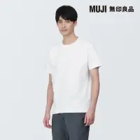 在飛比找momo購物網優惠-【MUJI 無印良品】男有機棉水洗天竺圓領短袖T恤(共7色)