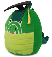 DolliBu Snug-Mooshies Alligator Graduation Plush with Cap with Tassel - 10 Inch
