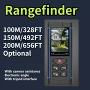 Measuring Range Finder Digital Laser Rangefinder View Distance Meter W/ Camera