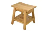 Roma Shower Seat 18" Stool Bench-Made From Grade-A Teak Wood