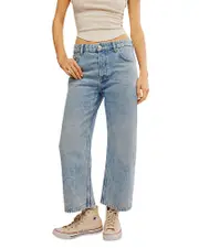 Free People Deep Trance Dropped Boyfriend Jeans in Sweet Dreams